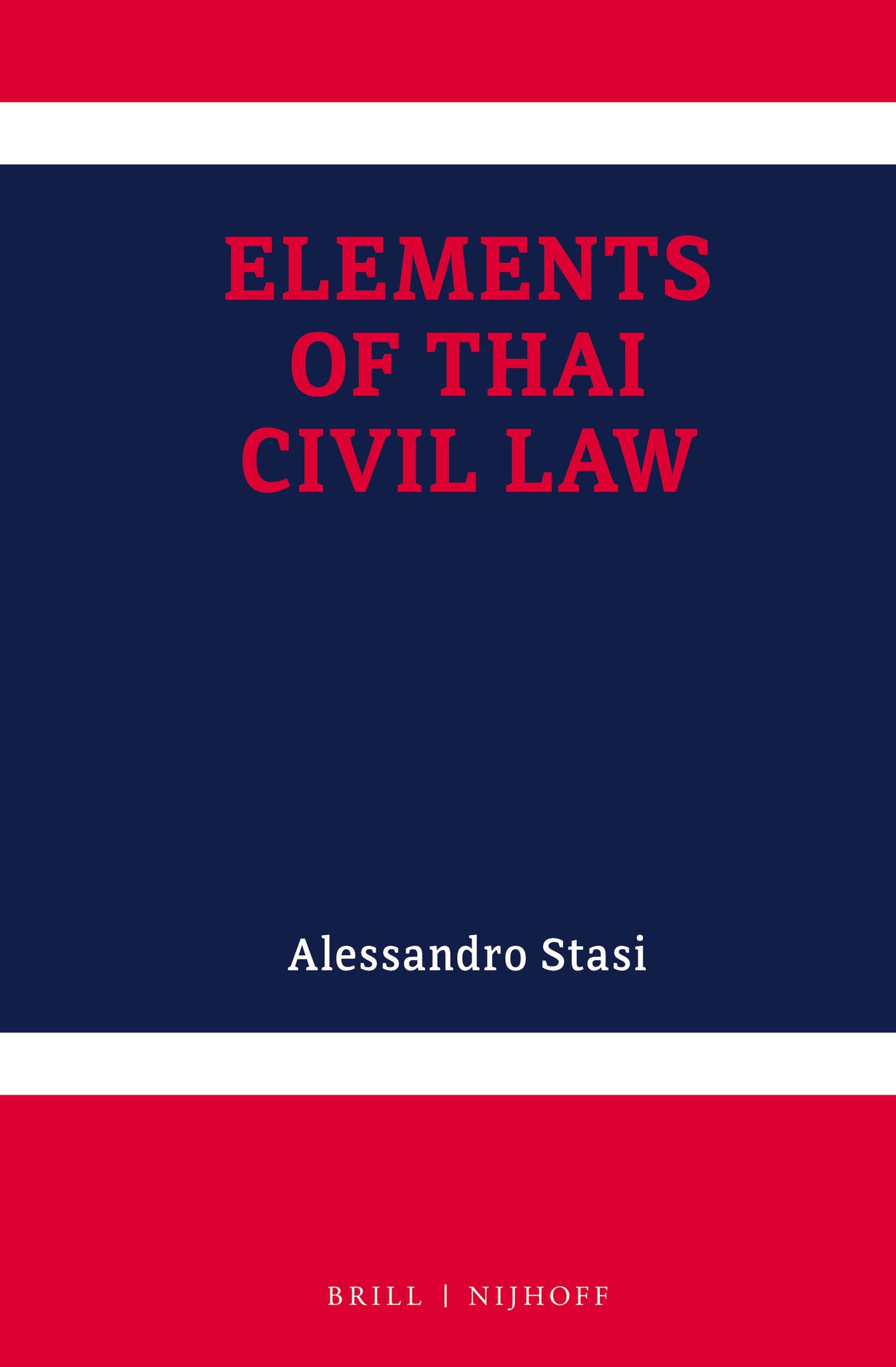 Cover image for Elements of Thai Civil Law ISBN 9789004308930